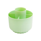 360 Degree Rotating Pen Holder Desk Organizer with 5 Compartments