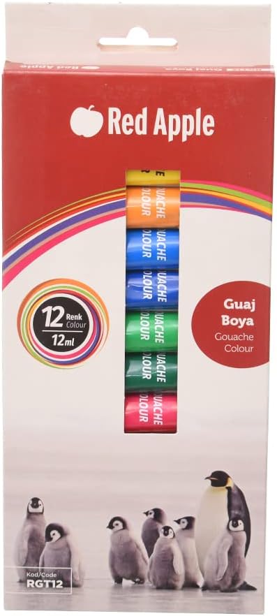 Red Apple Acrylic Paint Colors 12 ml x 12 colors