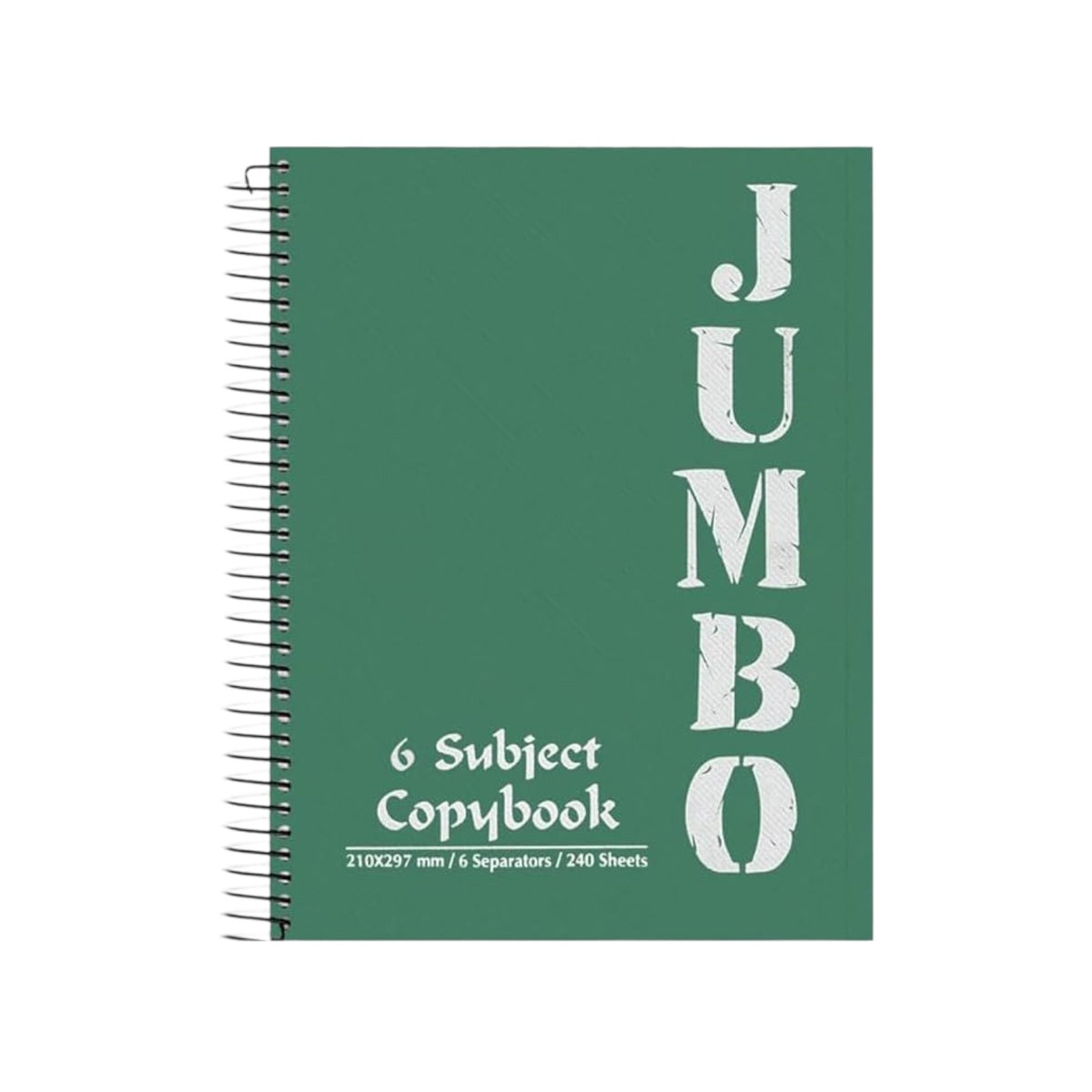 Mintra Jumbo Spiral Notebook 6 Subjects 240 Sheets A4