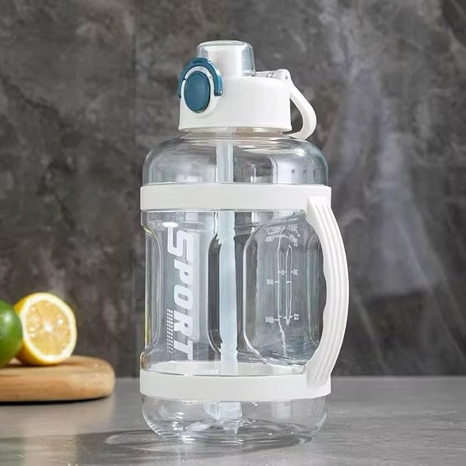 Transparent Sports Water Bottle With Handle