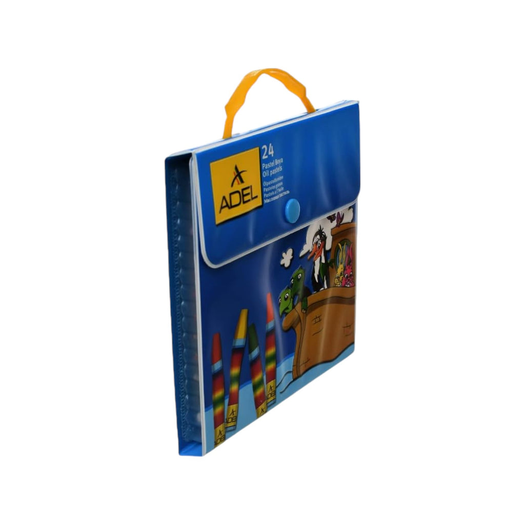 Adel Pastel Crayon Set with Bag 24 Colors