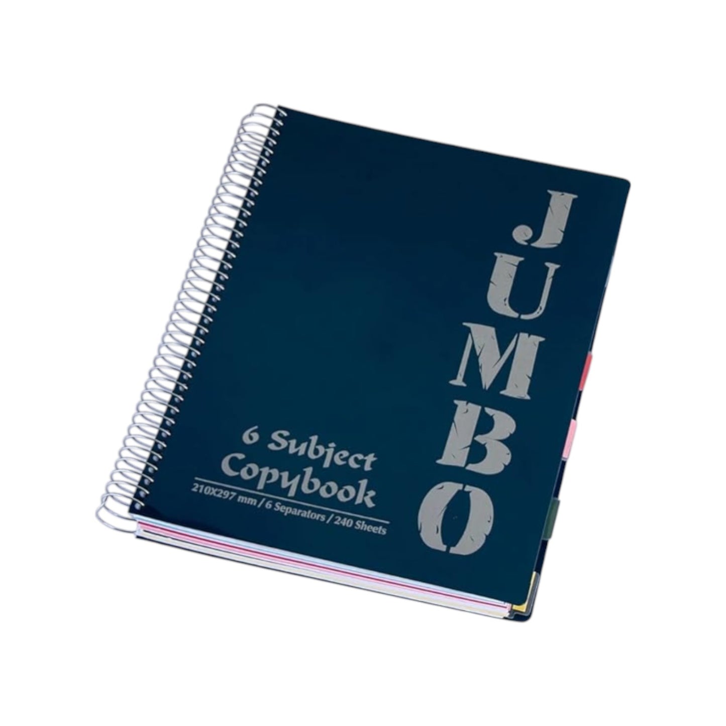Mintra Jumbo Spiral Notebook 6 Subjects 240 Sheets A4