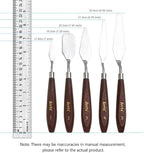5 Pieces Painting Knives Stainless Steel Spatula