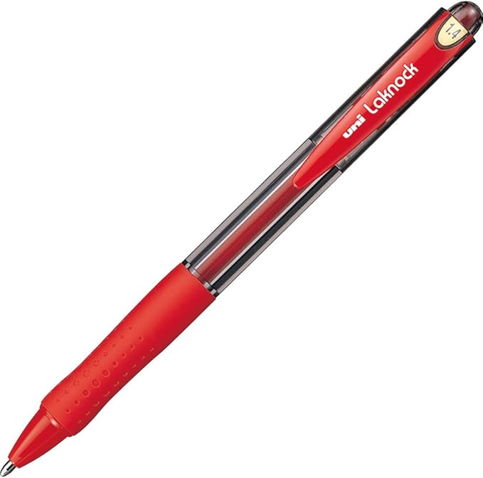 uni-ball Laknock SN100 Ballpoint Pen - Red