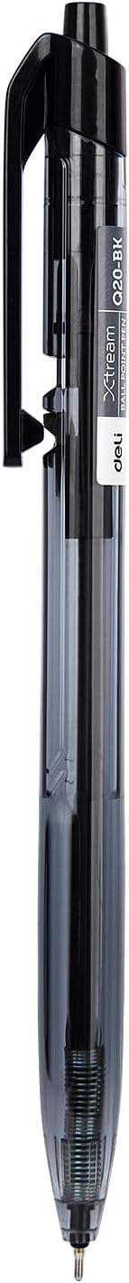 Deli Q46-4BL Ballpoint Pen Set, 4 Pens, 0.7 mm, Blue Ink, Soft Grip (Copy)