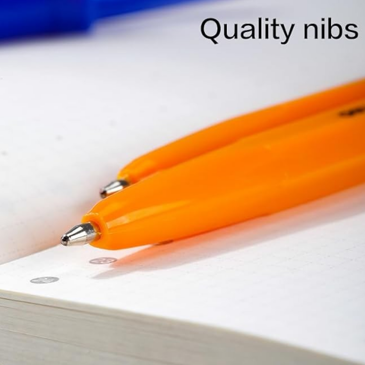 Elite Stationery House Deli ballpoint pen with a yellow barrel and 0.7 mm fine point tip for smooth writing