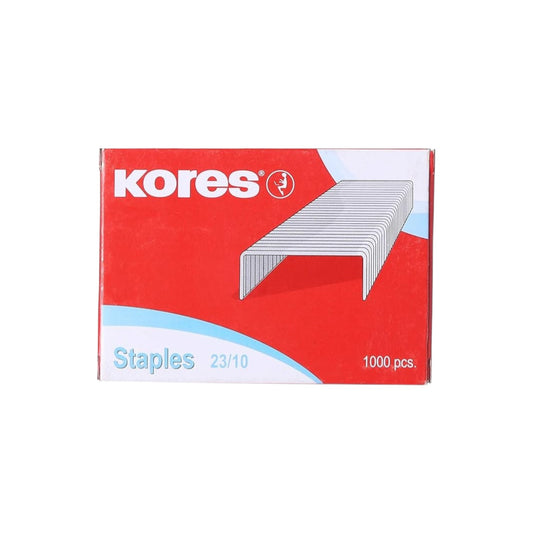 Kores 43113 -1 staples 23/10, 1000 pieces - Silver