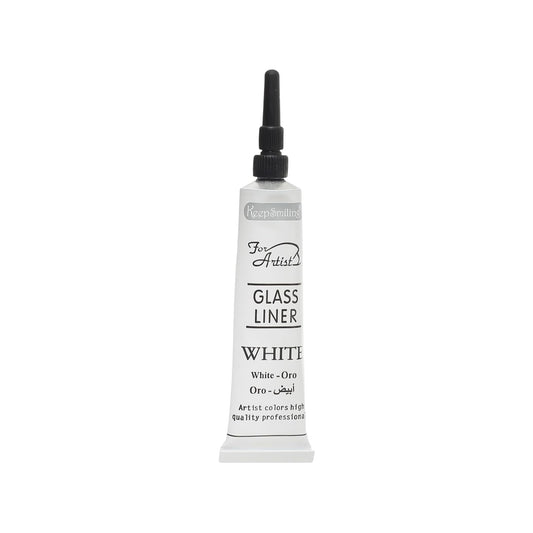 Keep Smiling KS-38 B7921-W 3D Glass Liner Tube White