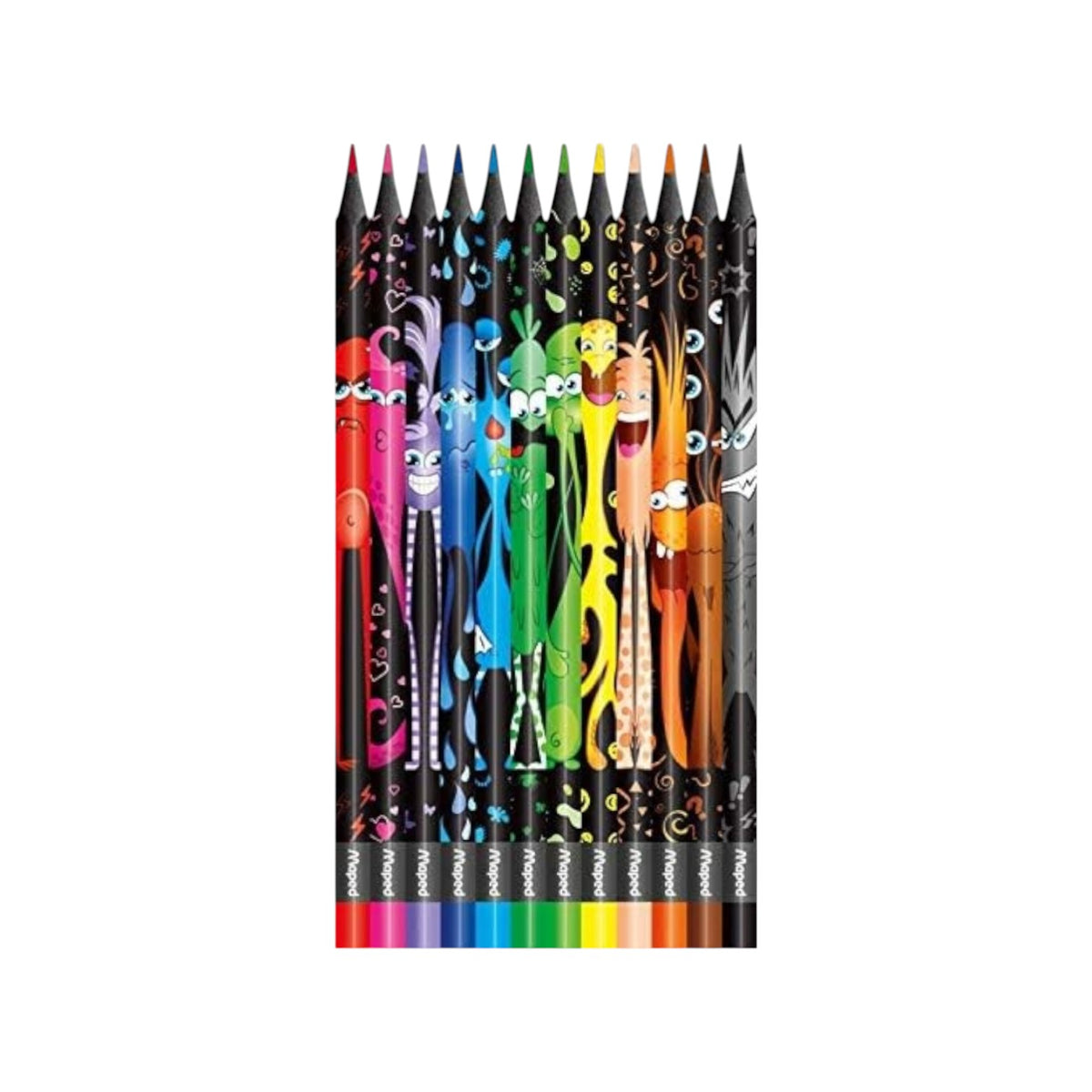 Maped Color Peps Monster Design Colouring Pencils (Pack of 12)