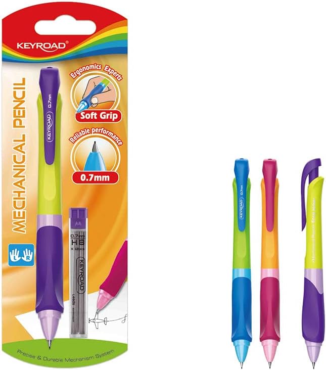 KR971506 Mechanical Pencil K Road 0.7mm + Leads/Card Model