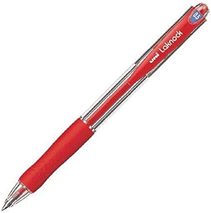 uni-ball Laknock SN100 Ballpoint Pen - Red