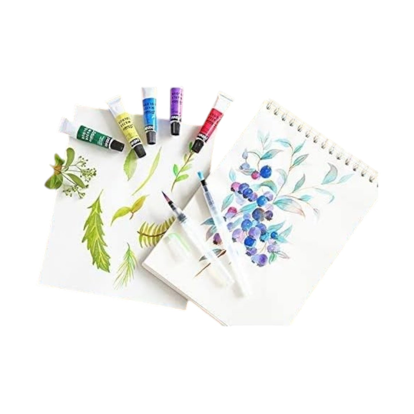 Refillable Ink and Water Brush Pens for Watercolour Acrylic Art/Painting