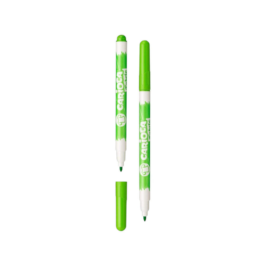 Carioca fabric liner textile t-shirt permanent marker, 6 - 10 - 12 colors