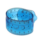 Keyroad Transparent Flexible Ruler 20 cm Assorted Colors Model KR971664