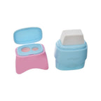 Keyroad Pastel Plastic Sharpener, 2 Holes, with Container and Eraser, Assorted Colors, Model KR972412