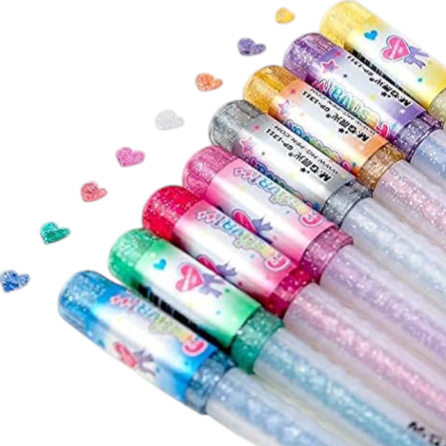 M&G 8 Pens Gel  Flash Colors Set Multicolor