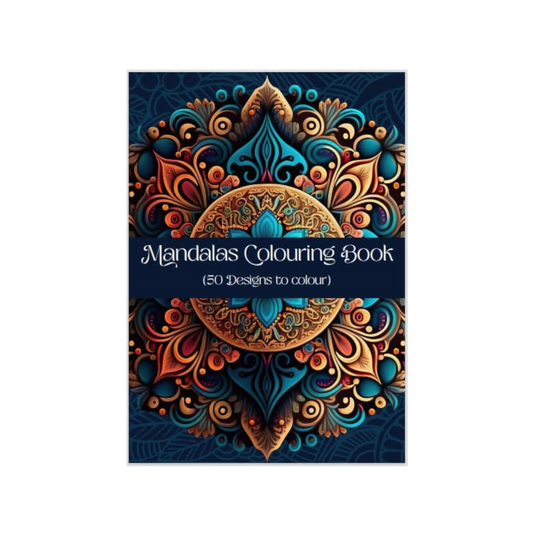 Generic Bedaya Classic Mandala Colouring Book - 50 A4 Sheets