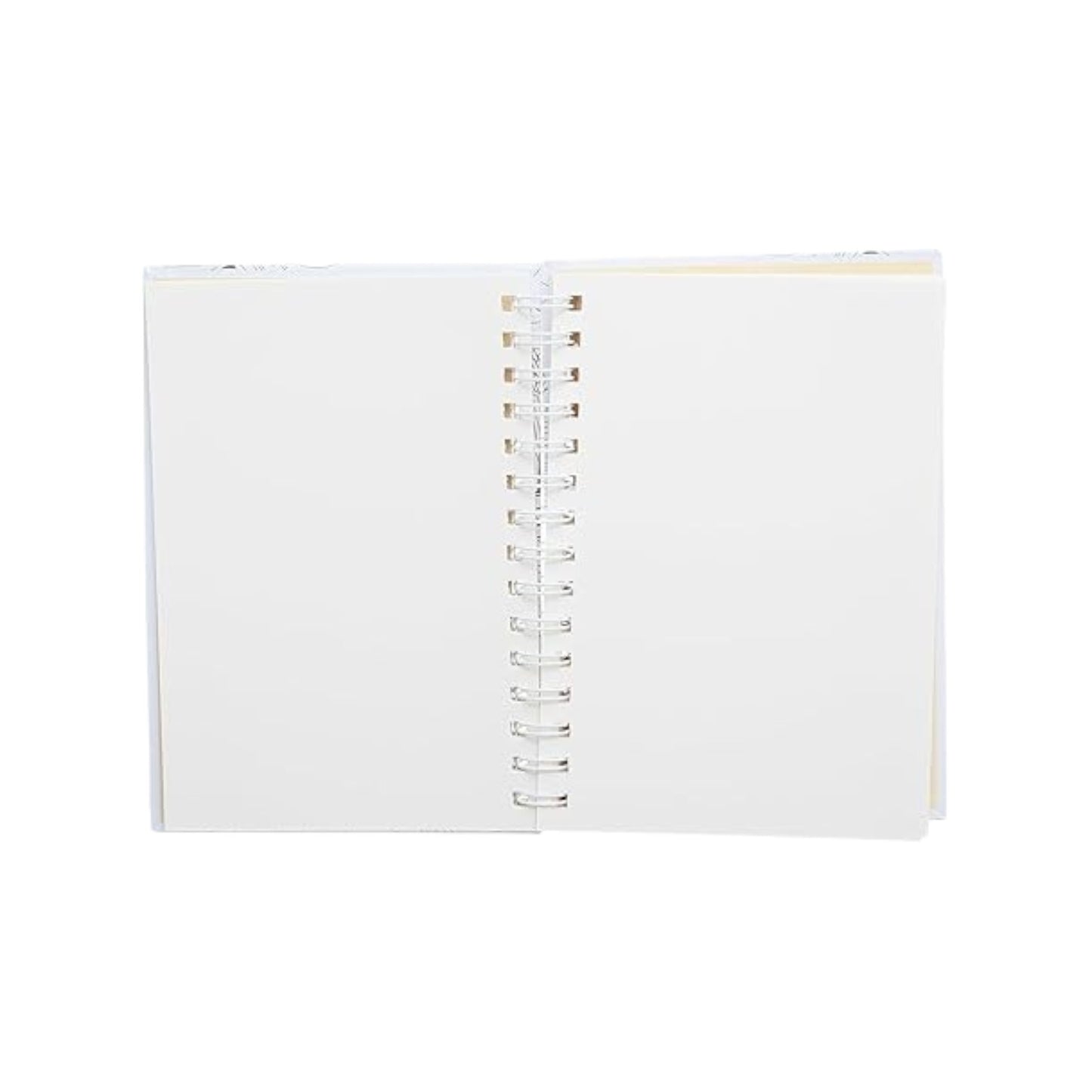 B6 Sketch Book Spiral Bound 50 Sheets 200gsm White Off White Paper