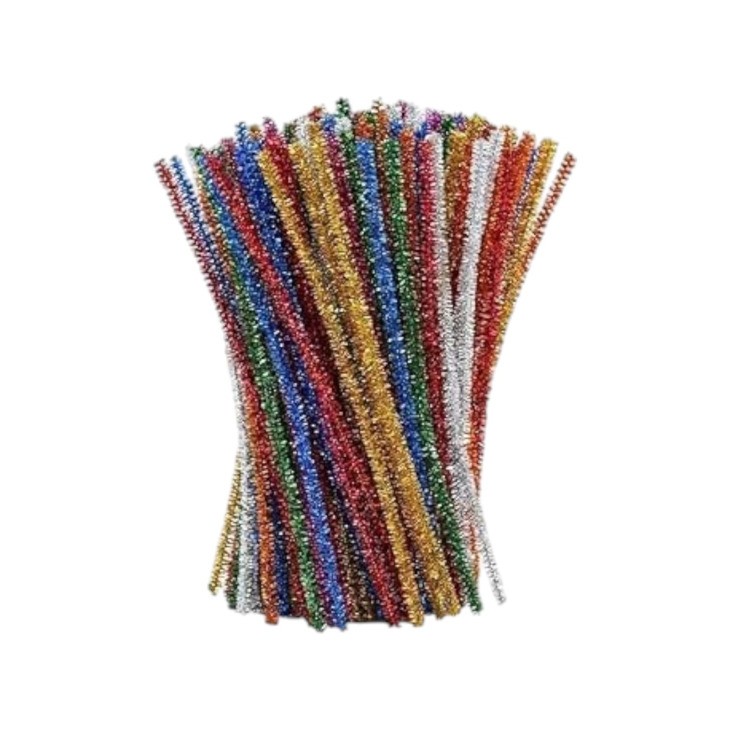 Velvet flexible wire Glittery sticks - Pack of 20 Pieces - Multi Colors
