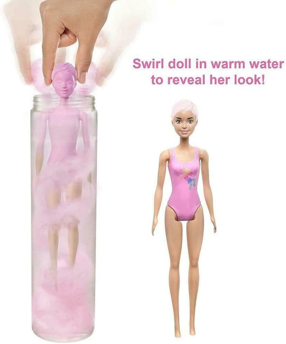 Color Reveal Doll with 7 Surprises  4 Mystery Bags