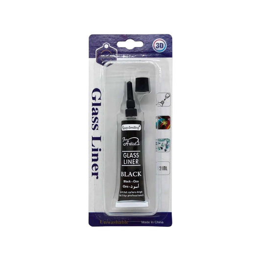 Black Glass Liner Relief Tube Glass