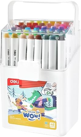 Box of  Deli Color Acrylic Markers, No. C192