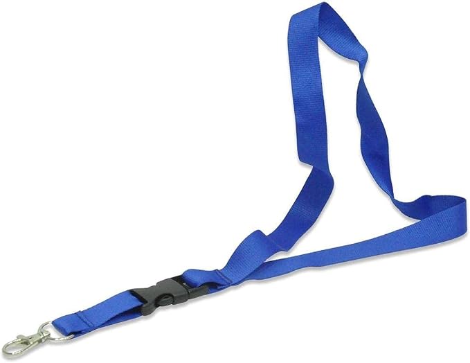 Wide Id Ribbon - blue