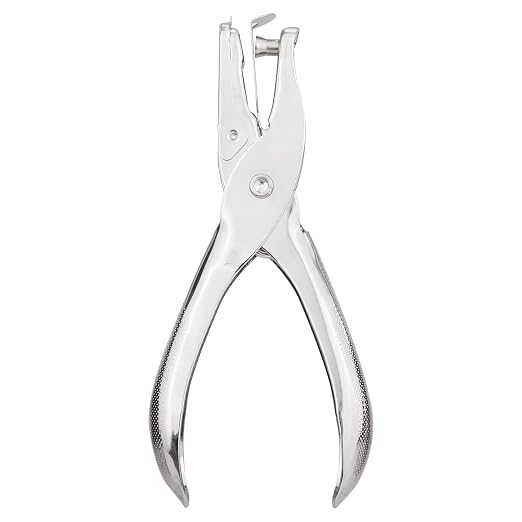 Deli Stapler & Punch 1-Hole Punch 114 Silver