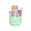 360 Degree Rotating Pen Holder Desk Organizer with 5 Compartments