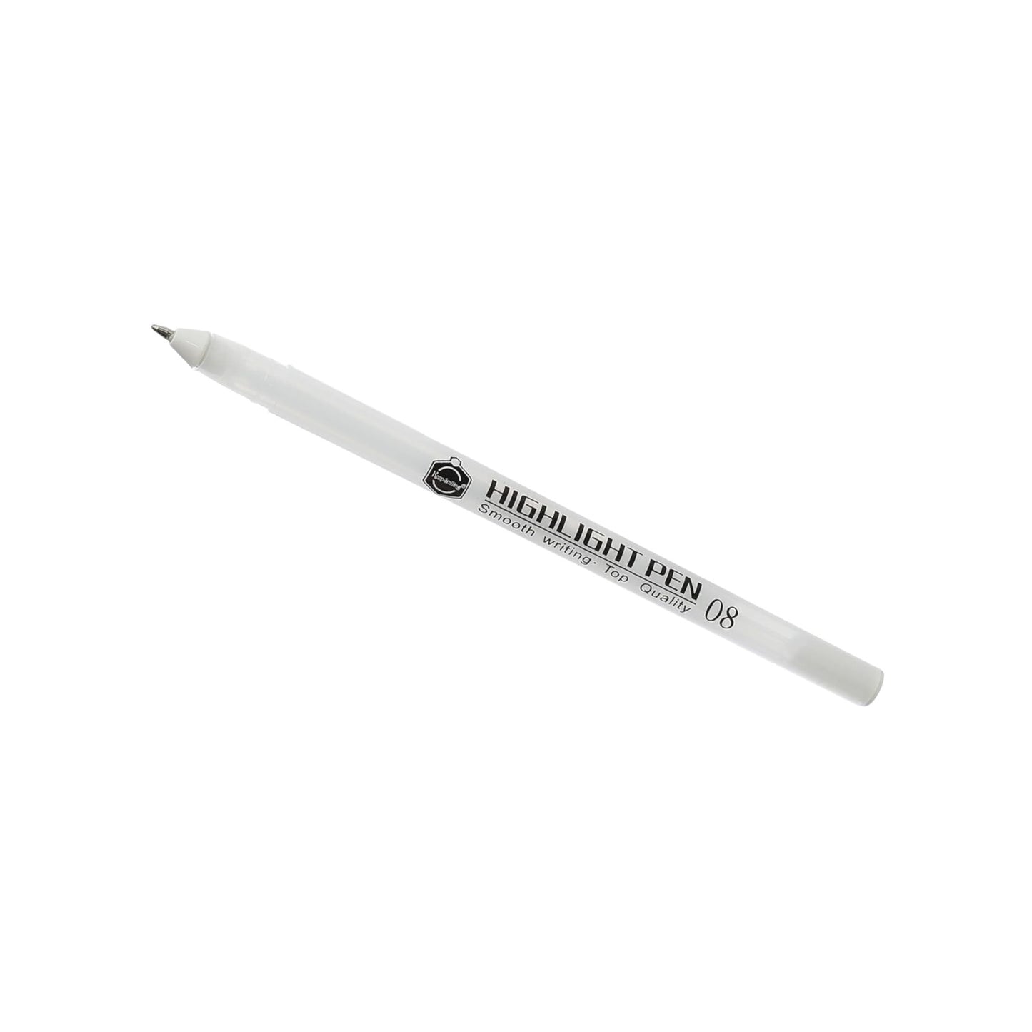 Keep Smiling E0340-12 High Quality Highlighter Gel Pen White ink pens 0.8mm