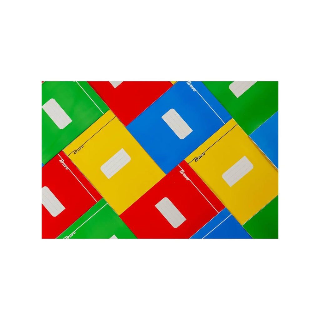 100 Sheets Bravo Stapled Lined Notebook A4