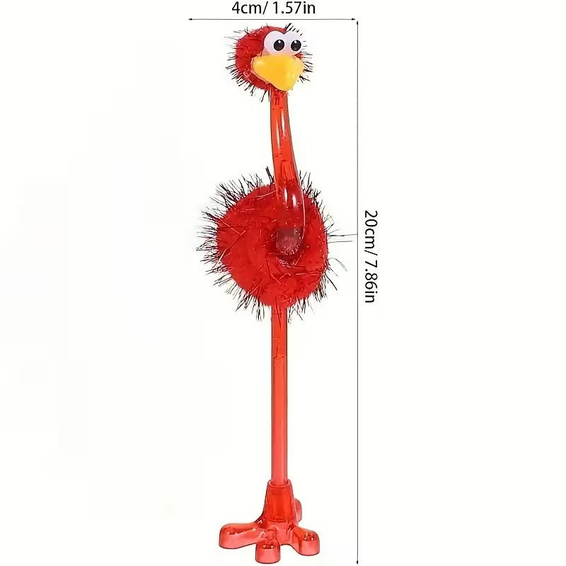Vibrant Ostrich Themed Pens