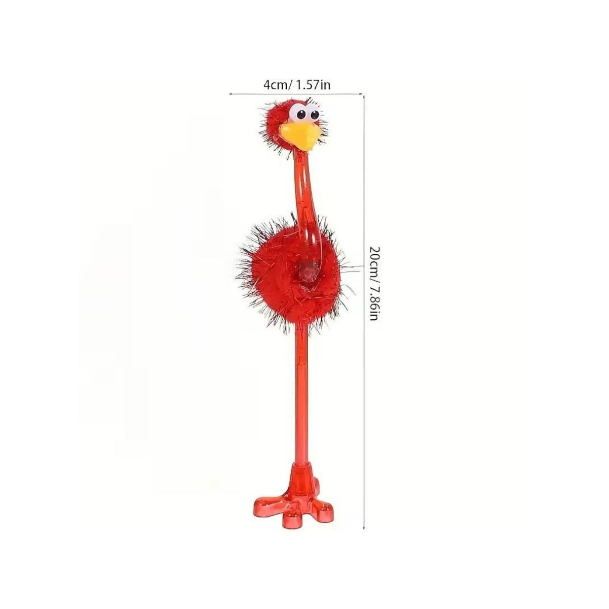 Vibrant Ostrich Themed Pens