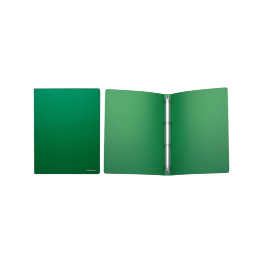 Ring binder Erich Krause Classic with 4 Rings, 24mm, A4, green DS121
