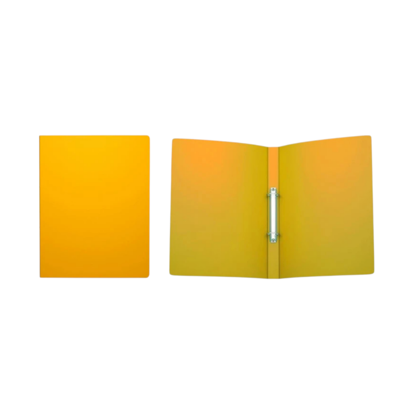 Ring binder Erich Krause Classic -2 Rings, 24mm, A4, Yellow