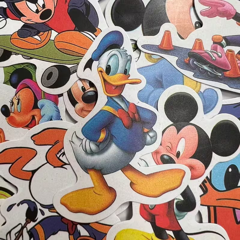 25 Vinyl Stickers -  Official Disney Mickey Mouse Series