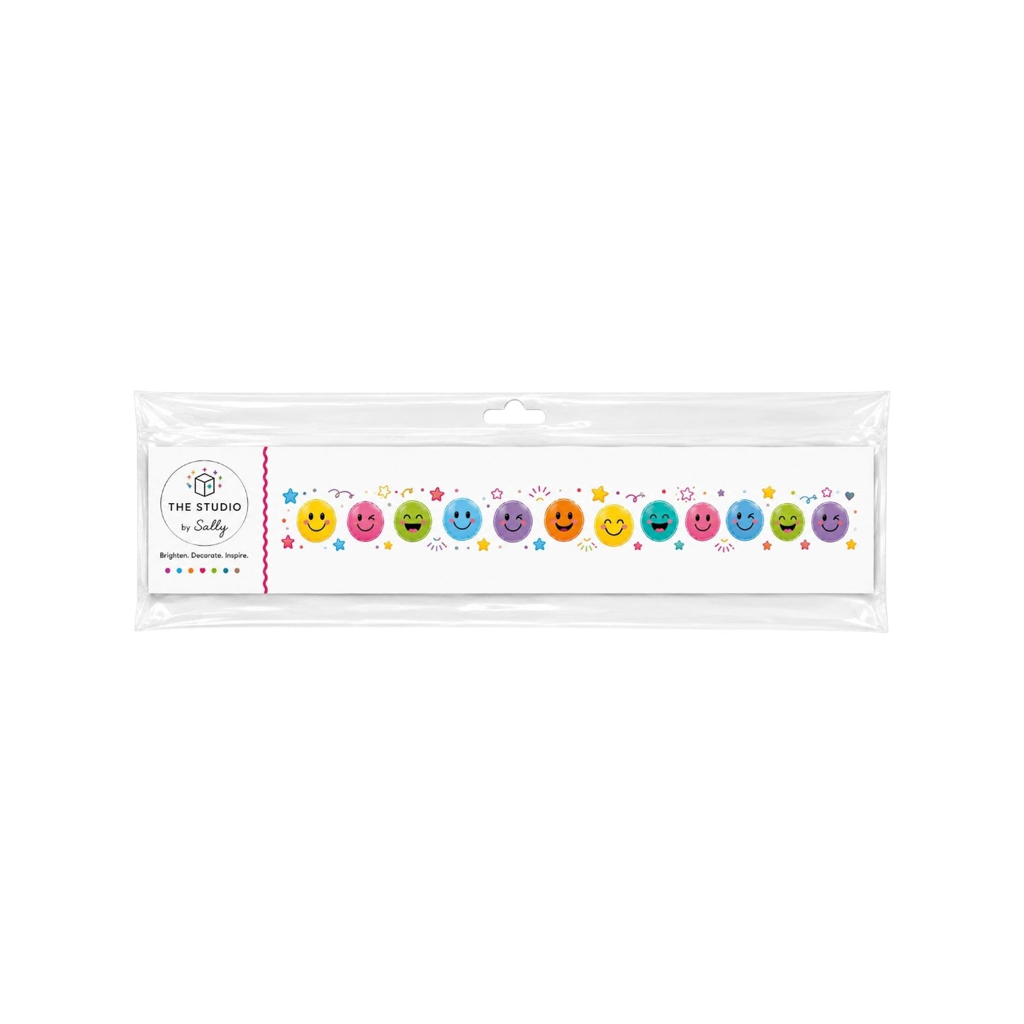 Smiley Faces Bulletin Board Border - Pack of 12 ( 8 m )