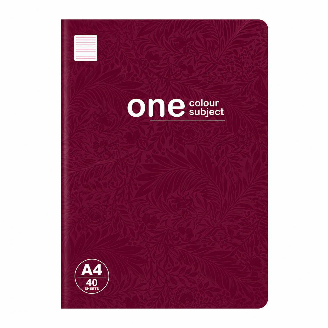 40 Sheets Lined Softcover Notebook – A4