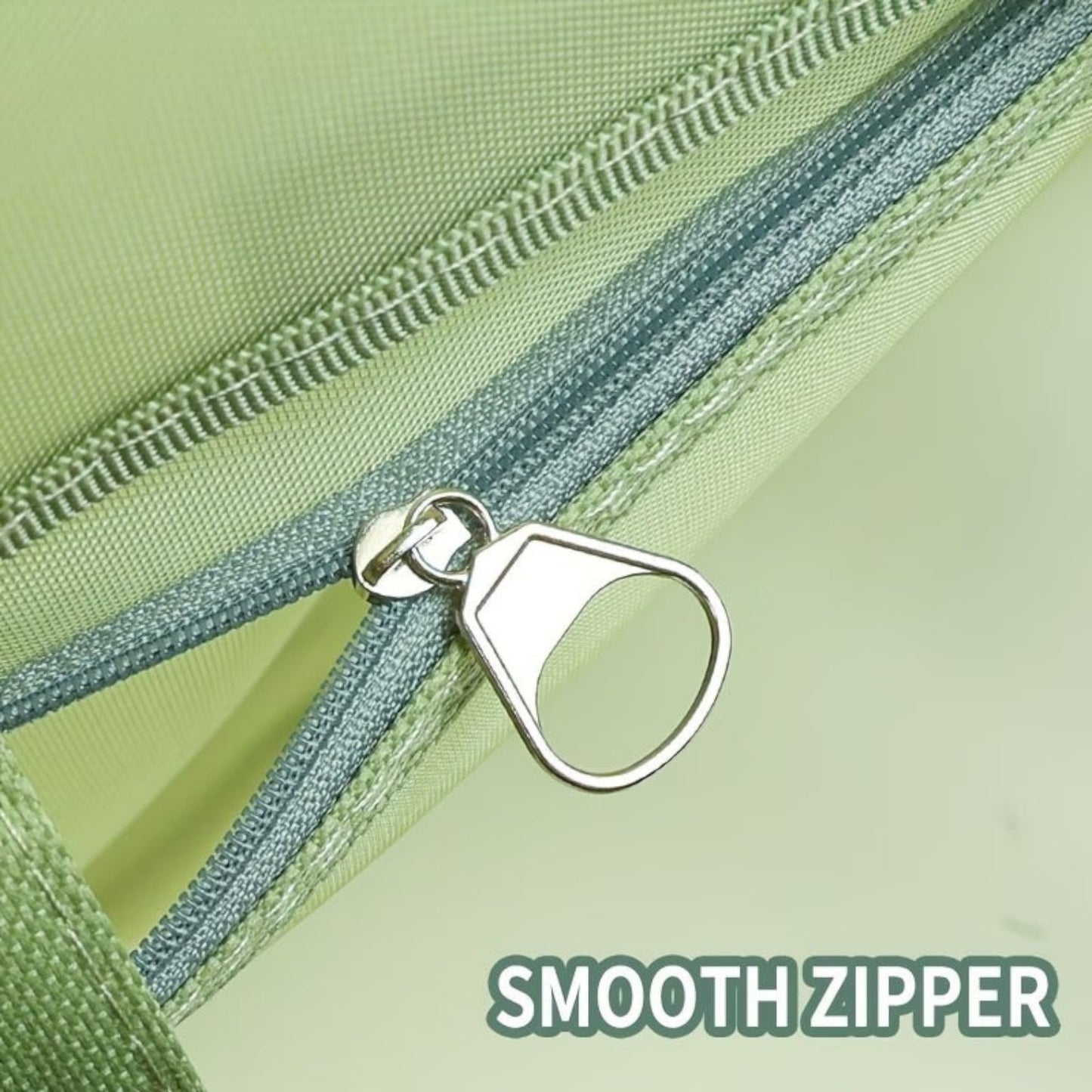 A Multi-Layer File Bag with a Pen And Randomly Colored Sticky Notes
