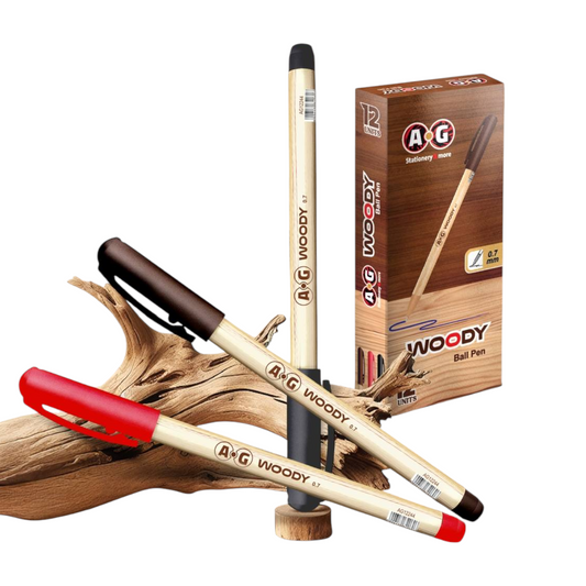 Woody Ballpoint Black Ink 0.7 mm