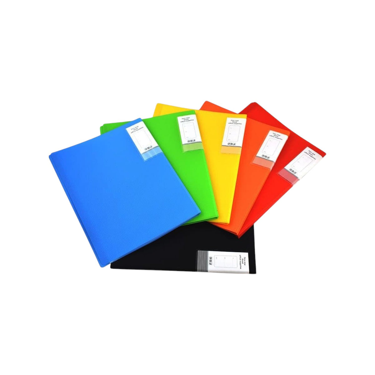 , 60 Pockets Midgo MS-60A4 Document Binder with PP Sheet for A4 Pages