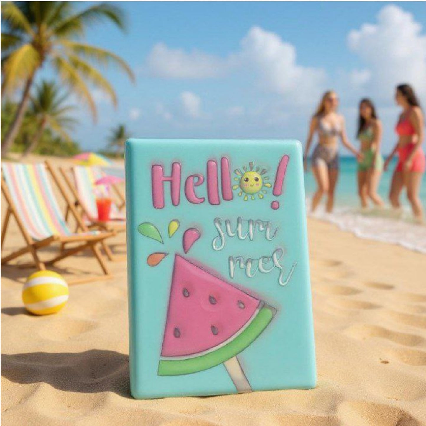 Hello Summer Squishy Notebook
