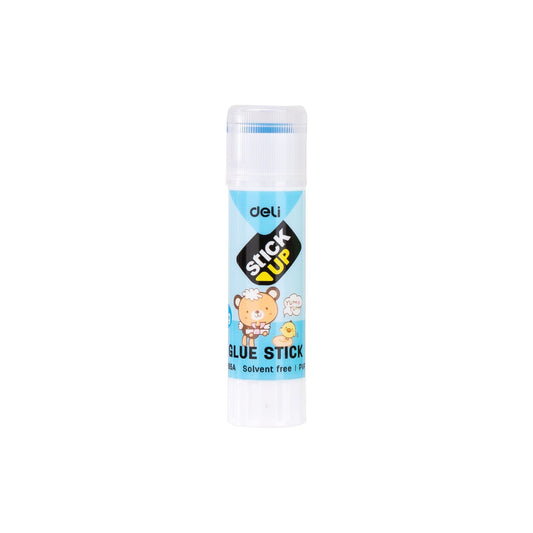 Deli A7165A Multi-Purpose Non-Toxic Acid-Free Gum Stick 8g, Blue