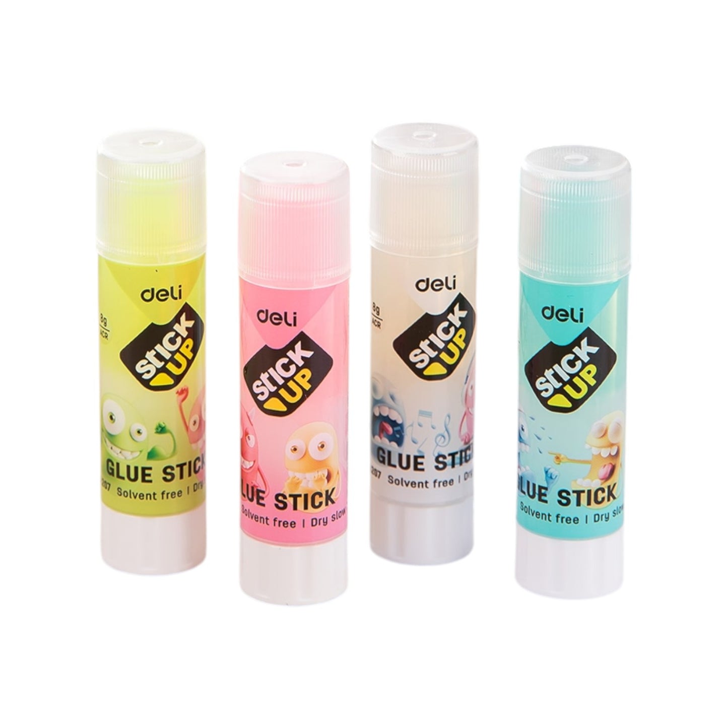 Deli EA20700 Stick Up Strong Adhesive Gel Glue Stick 8 g, Assorted