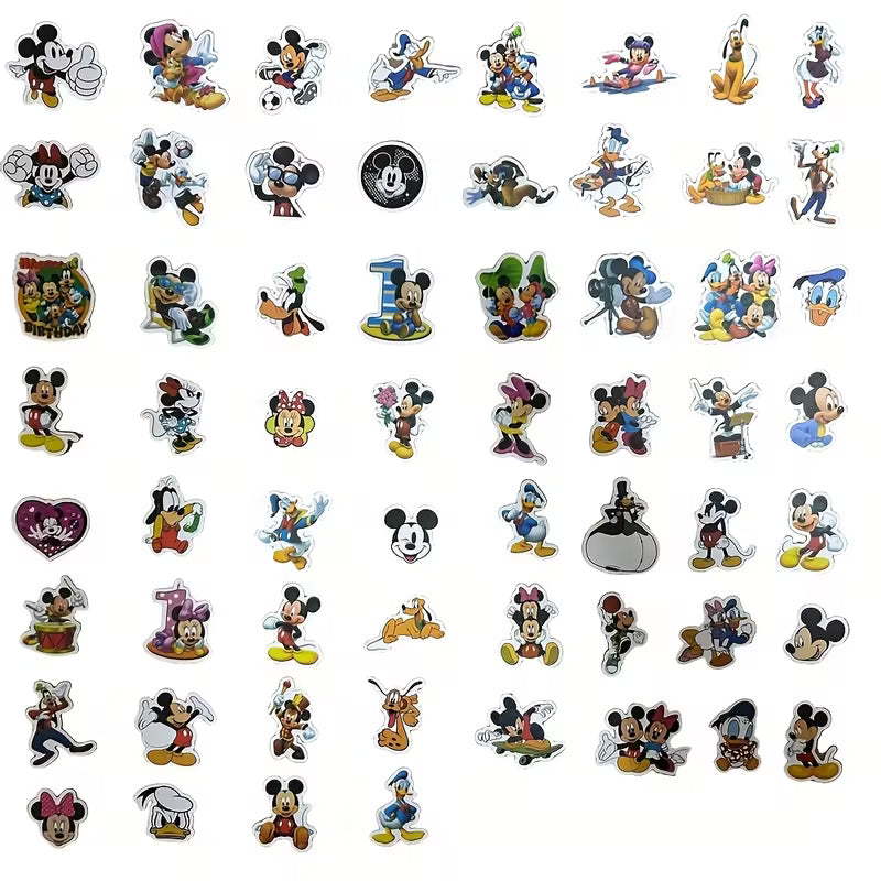 25 Vinyl Stickers -  Official Disney Mickey Mouse Series