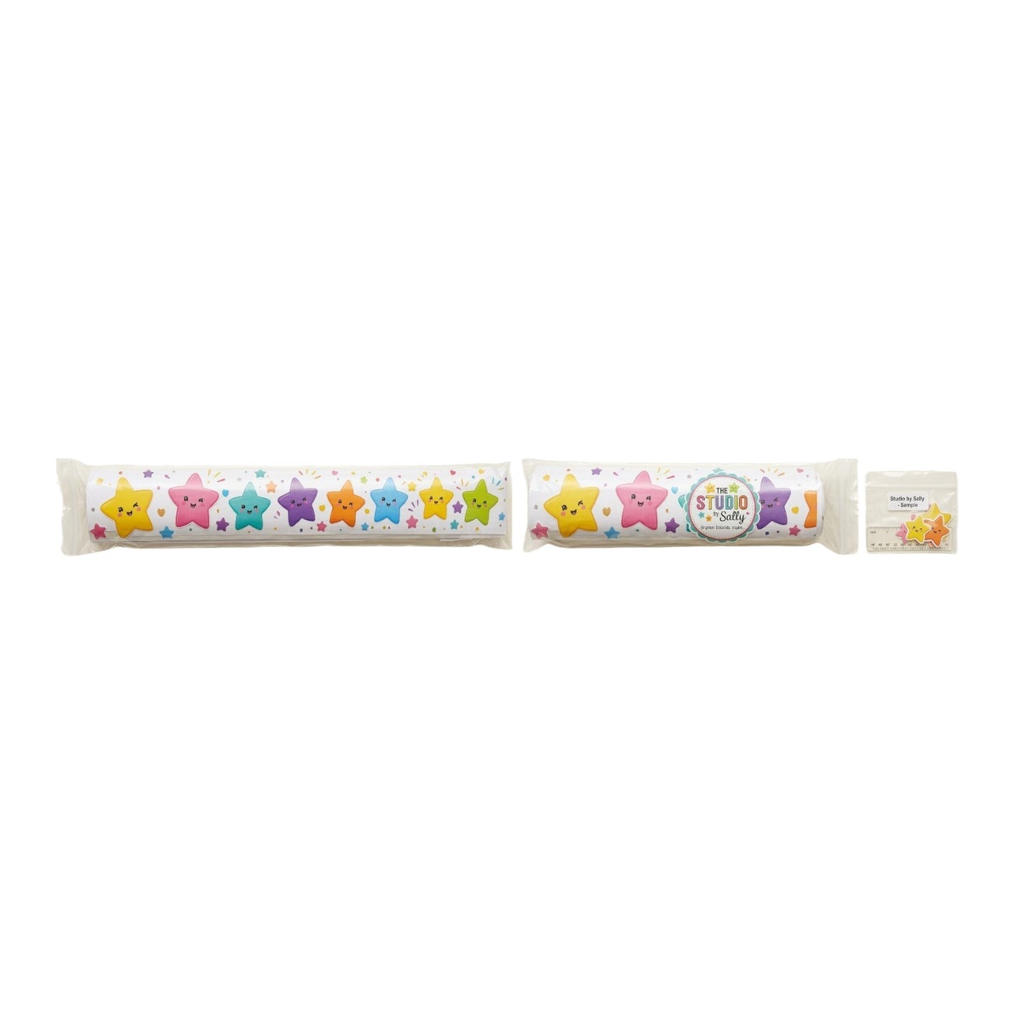 Colorful Stars Bulletin Board Border - Pack of 12 ( 8 m )