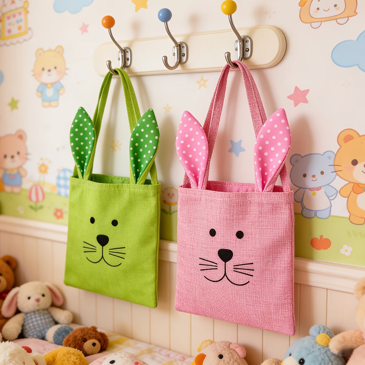 Cartoon Easter Bunny Gift Bags