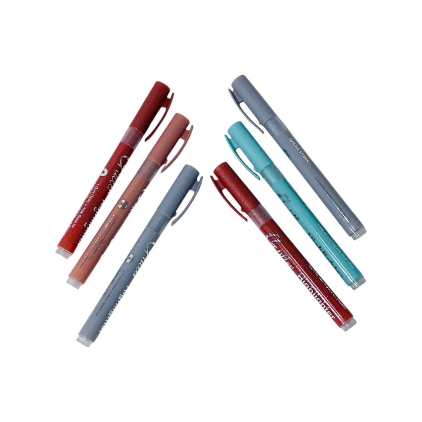 Glitter Highlighter Set Of 3 Pcs. - Multi Color - Whale Share