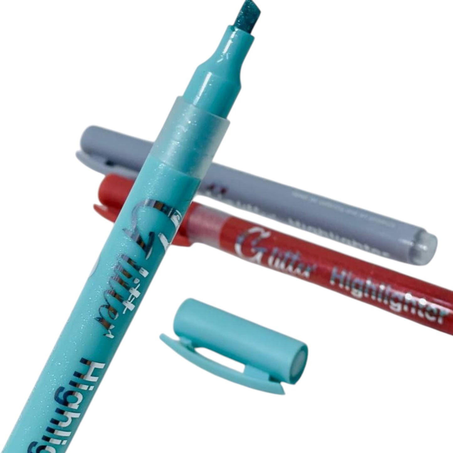 Glitter Highlighter Set Of 3 Pcs. - Multi Color - Whale Share