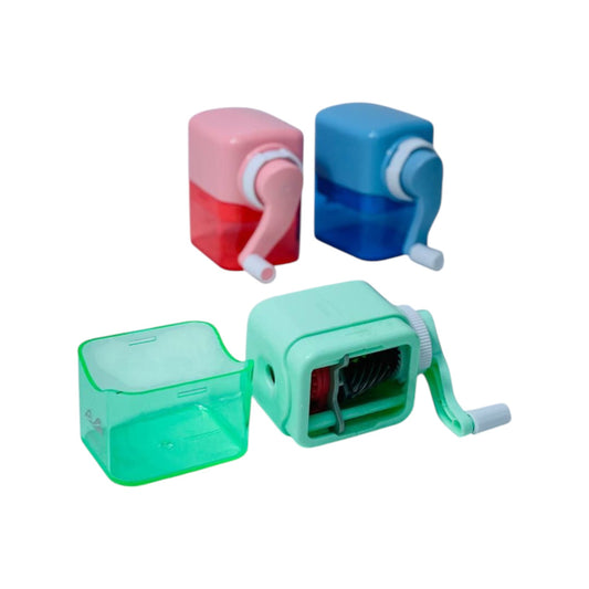 Plastic Pencil Sharpener With Handle